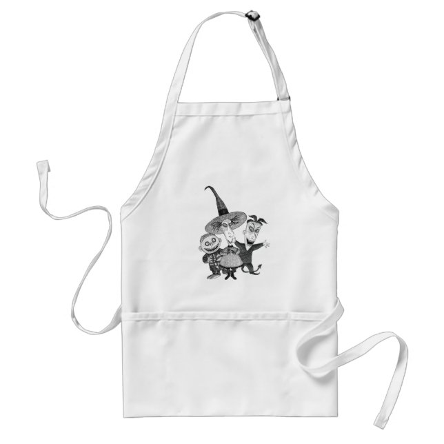 Oogie's Boys | Lock, Shock & Barrel Sketchy Standard Apron (Front)