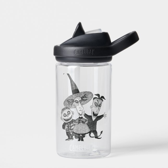 Oogie's Boys | Lock, Shock & Barrel Sketchy Water Bottle (Left)