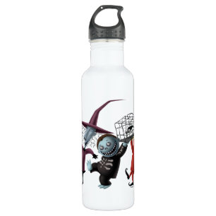 Oogie's Boys   Lock, Shock & Barrel with Cage 710 Ml Water Bottle