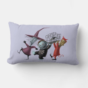 Oogie's Boys   Lock, Shock & Barrel with Cage Lumbar Pillow