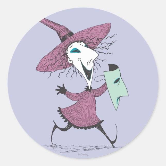 Oogie's Boys | Shock Holding Mask Classic Round Sticker (Front)
