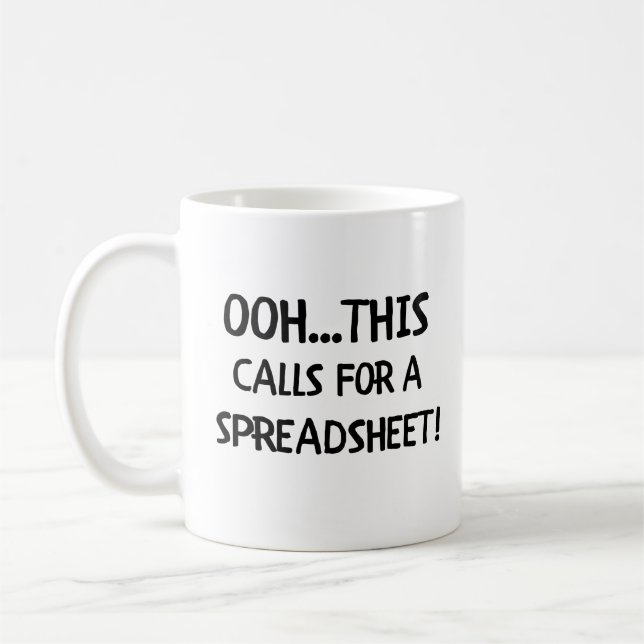 Ooh ceci demande un tableur de café Mug (Gauche)