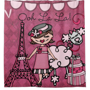 Ooh La La Brown Haired Diva Eiffel Tower Poodle