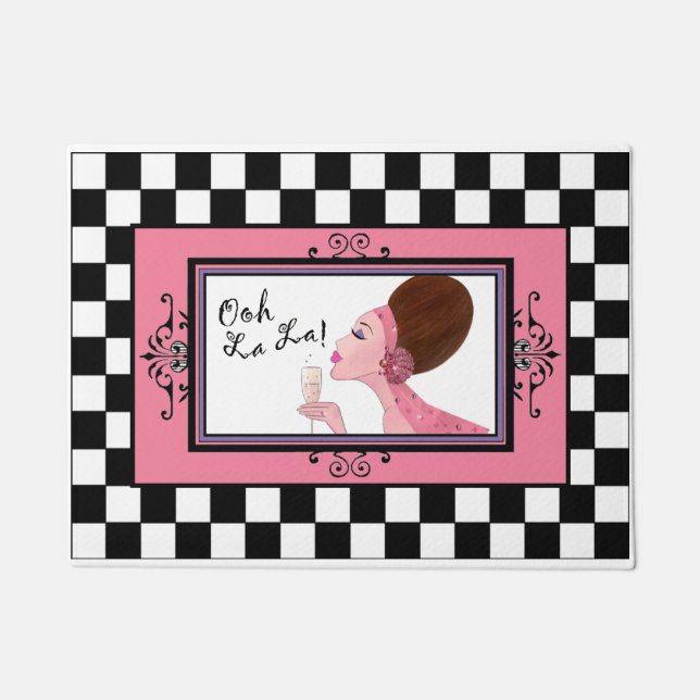 “Ooh La La!” DIVA Doormat (Front)