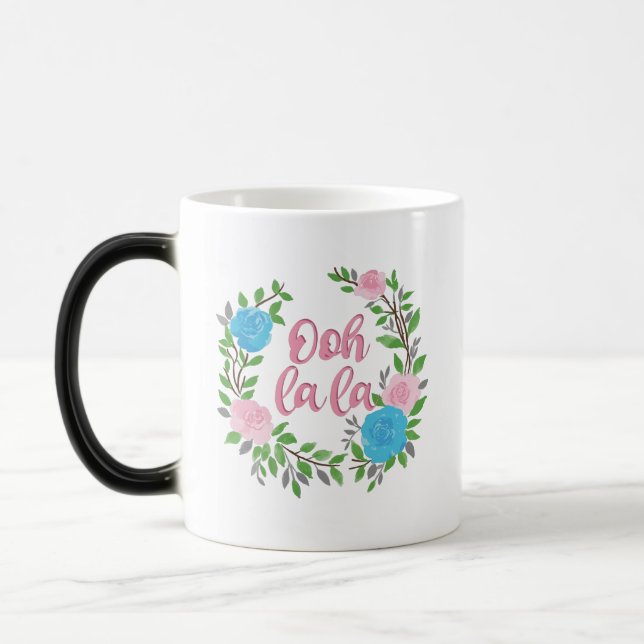 Ooh La La - French Phrases Magic Mug (Left)