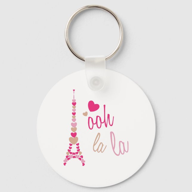 Ooh La La Keychain (Front)
