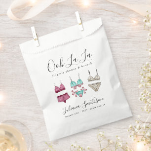 Ooh La La Lingerie Bridal Shower Favour Bag