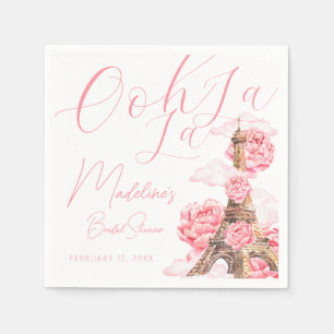 Ooh La La Paris Bridal Shower Napkin