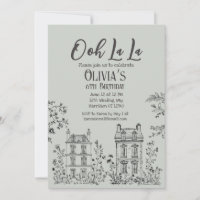 Ooh La La Vintage French Cafe Birthday Party