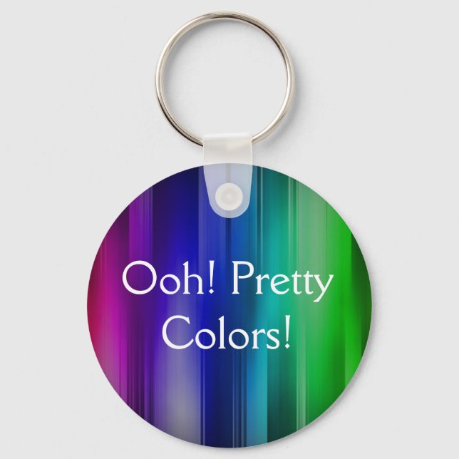 Ooh! Pretty Colours! Keychain (Front)