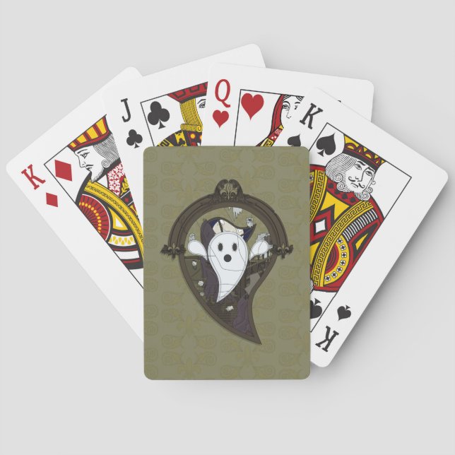 Ooh the Ghost Classic Playing Cards (Back)