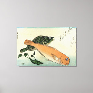 Oomon-hata & Shiro-amadai - Hiroshige's Fish Print