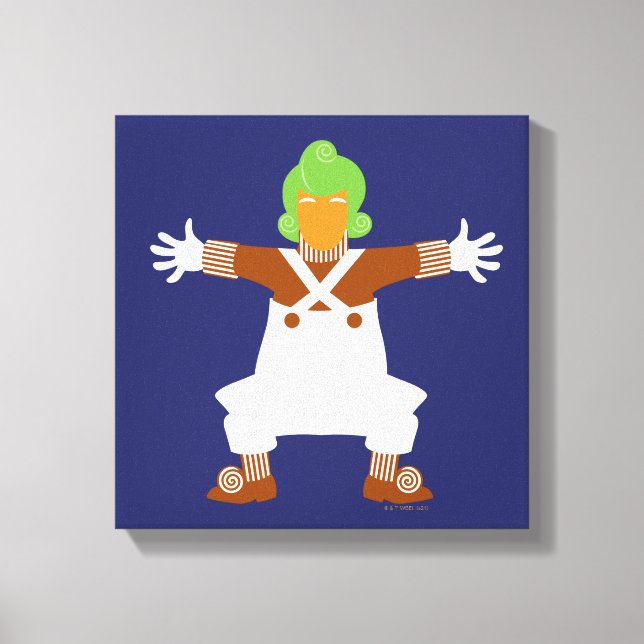 Oompa Loompa Arms Out Canvas Print (Front)