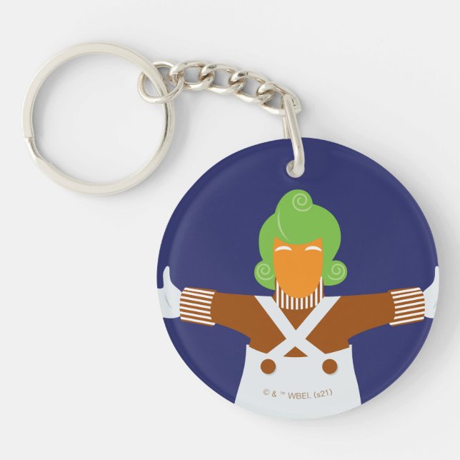 Oompa Loompa Arms Out Keychain (Front)
