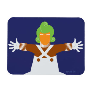 Oompa Loompa Arms Out Magnet