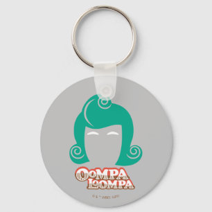 Oompa Loompa Hair Graphic Keychain