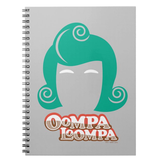 Oompa Loompa Hair Graphic Notebook (Front)