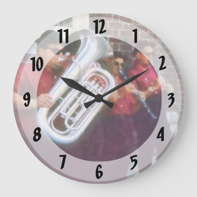 Oompah Band Large Clock (Front)