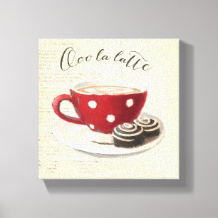Ooo La Latte Canvas Print