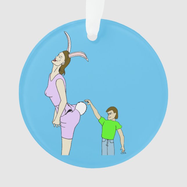 oooo fuzzy  ornament (Front)