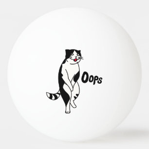 Oops Cat Ping Pong Ball