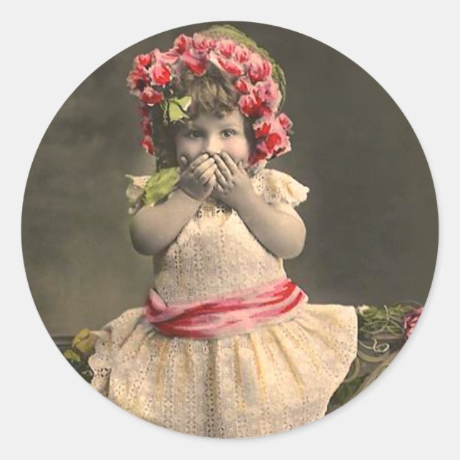 Oops Classic Round Sticker (Front)