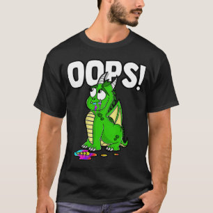 OOPS Dragon Just Ate a Unicorn  Adult Teen Youth K T-Shirt