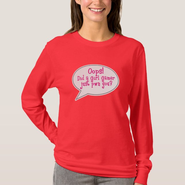 Oops! Girl Gamer Top (Front)