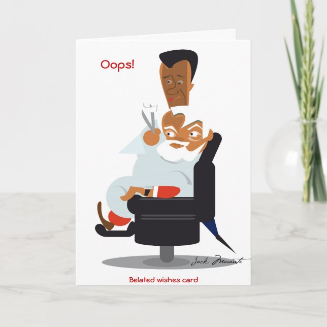 Oops! Holiday Card (Front)