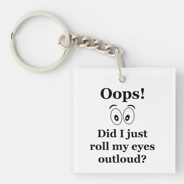 Oops! Keychain (Front)