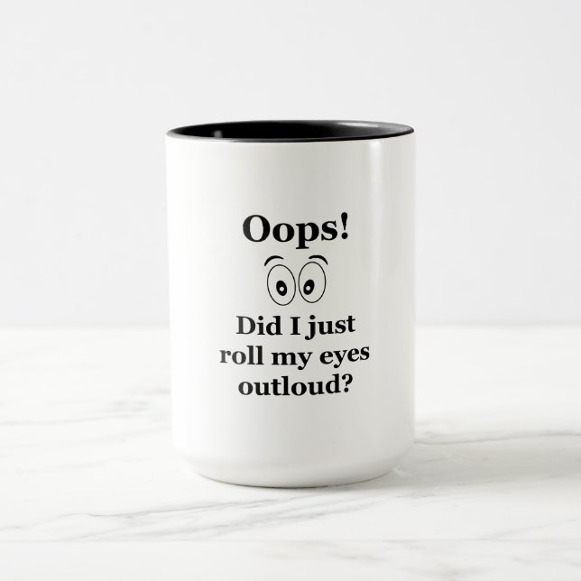 Oops! Mug (Center)