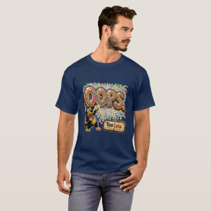 Oops Too Late Personalized Funny Sarcastic T-Shirt
