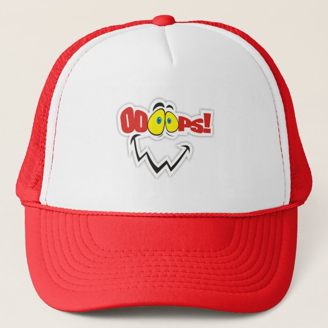 oops! trucker hat (Front)