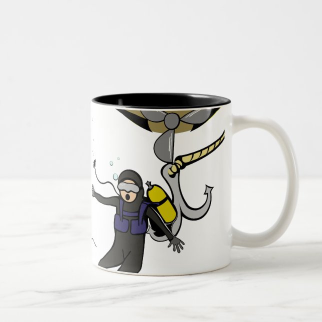 Oops Two-Tone Coffee Mug (Right)