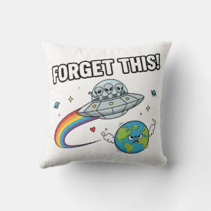 Oops. Wrong planet. My bad Throw Pillow