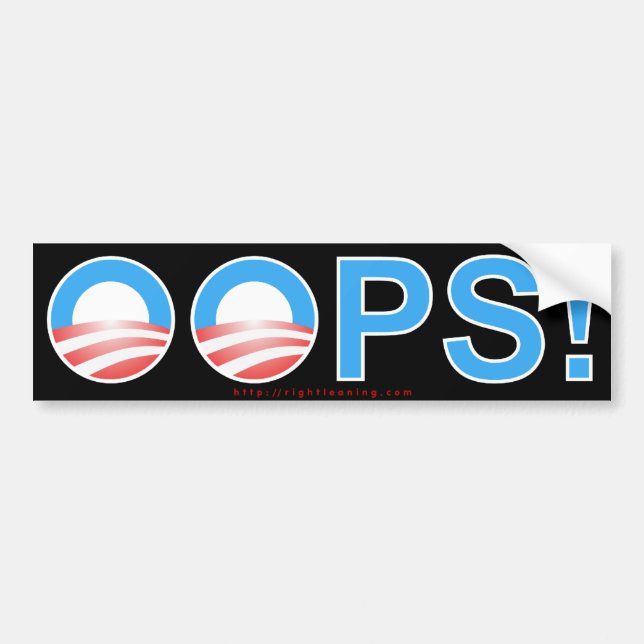 OOPSIE! BUMPER STICKER (Front)