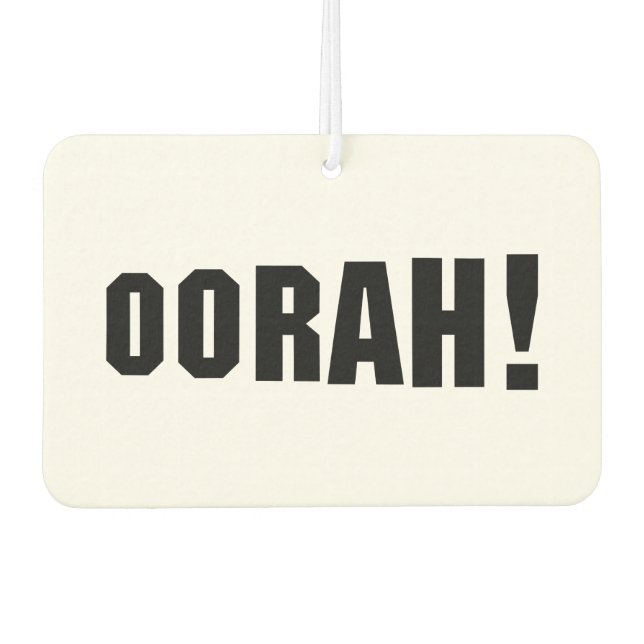 OORAH! AIR FRESHENER (Front)