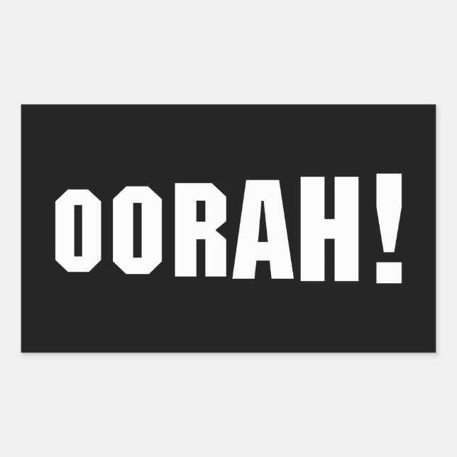 OORAH! STICKER (Front)