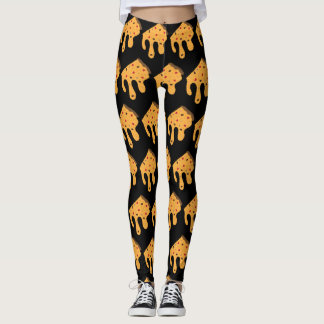 oozing cheese pizza leggings