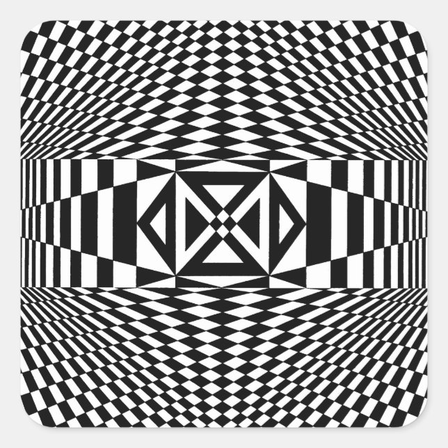 OP -Art #12 at Emporio Moffa Square Sticker (Front)