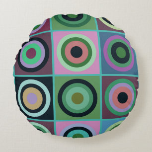 Op Art #23 Round Pillow