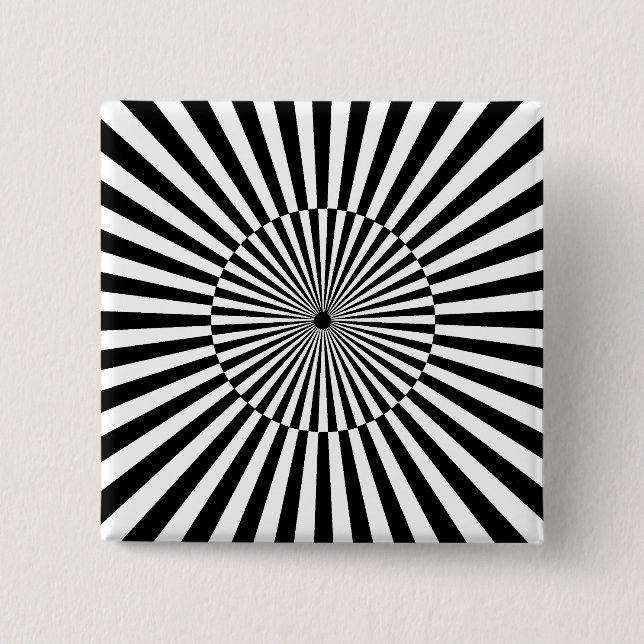 OP -Art #3 at Emporio Moffa 2 Inch Square Button (Front)
