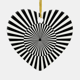 OP -Art #3  at Emporio Moffa Ceramic Ornament