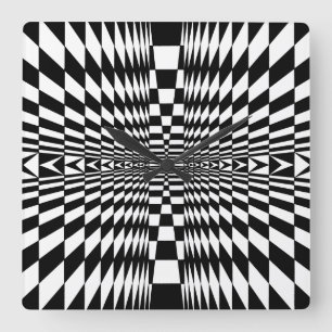 OP -Art #7 at Emporio Moffa Square Wall Clock
