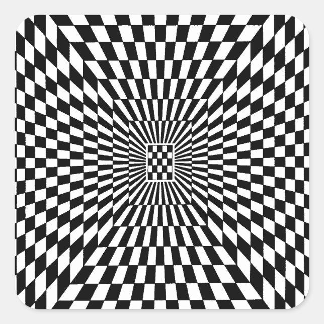 OP -Art #8 at Emporio Moffa Square Sticker (Front)