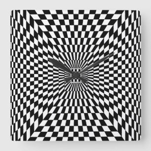 OP -Art #8 at Emporio Moffa Square Wall Clock