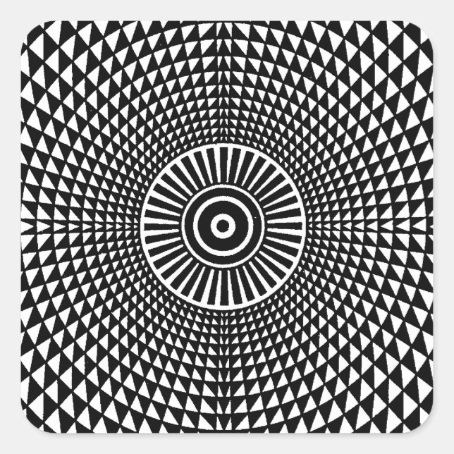 OP -Art #9 at Emporio Moffa Square Sticker (Front)