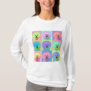 Op Art - Bichon Frise - Cody T-Shirt