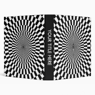 Op Art - Black and White Binder