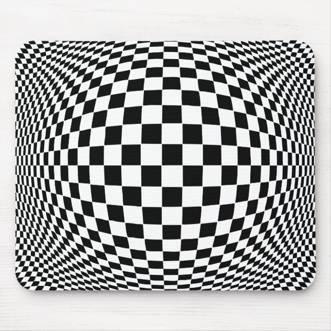 Op Art Mouse Pad (Front)